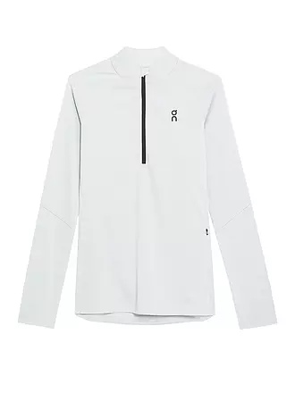 ON | Zipshirt funzionale Climate da donna | hellgrau